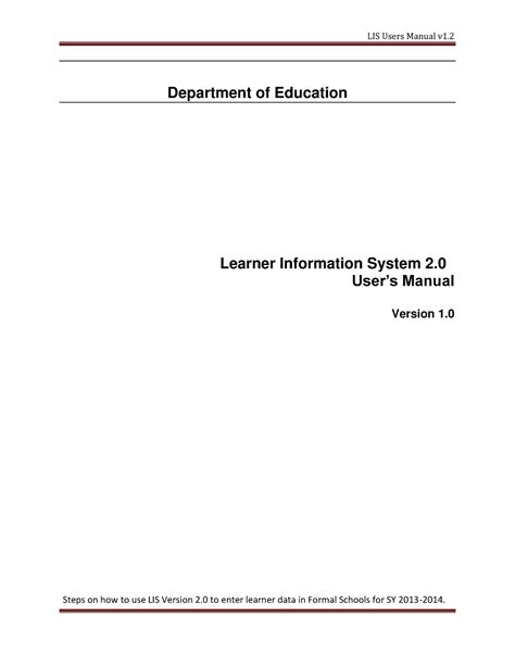 LIS Users Manual v1.2 .